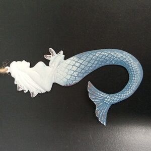 Mermaid Ornament Shabby Chic